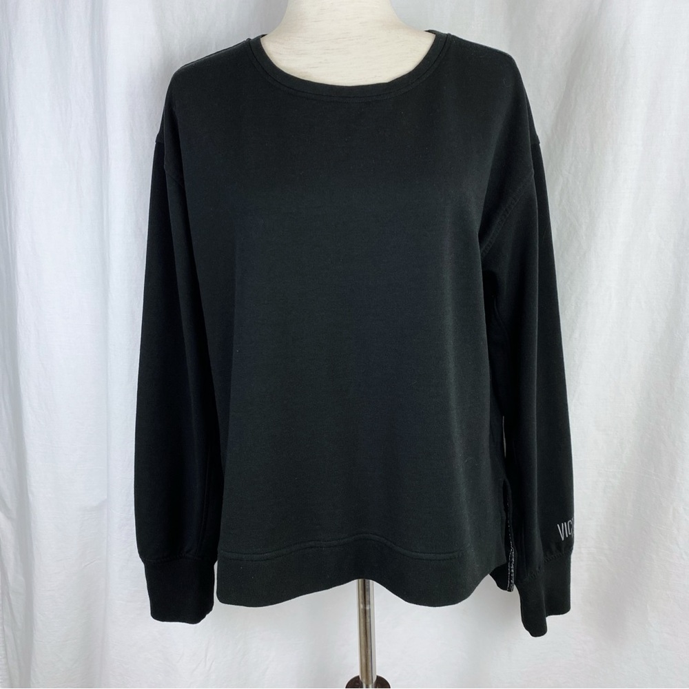 Victoria’s Secret Sport Black Open Back Sweatshirt Medium